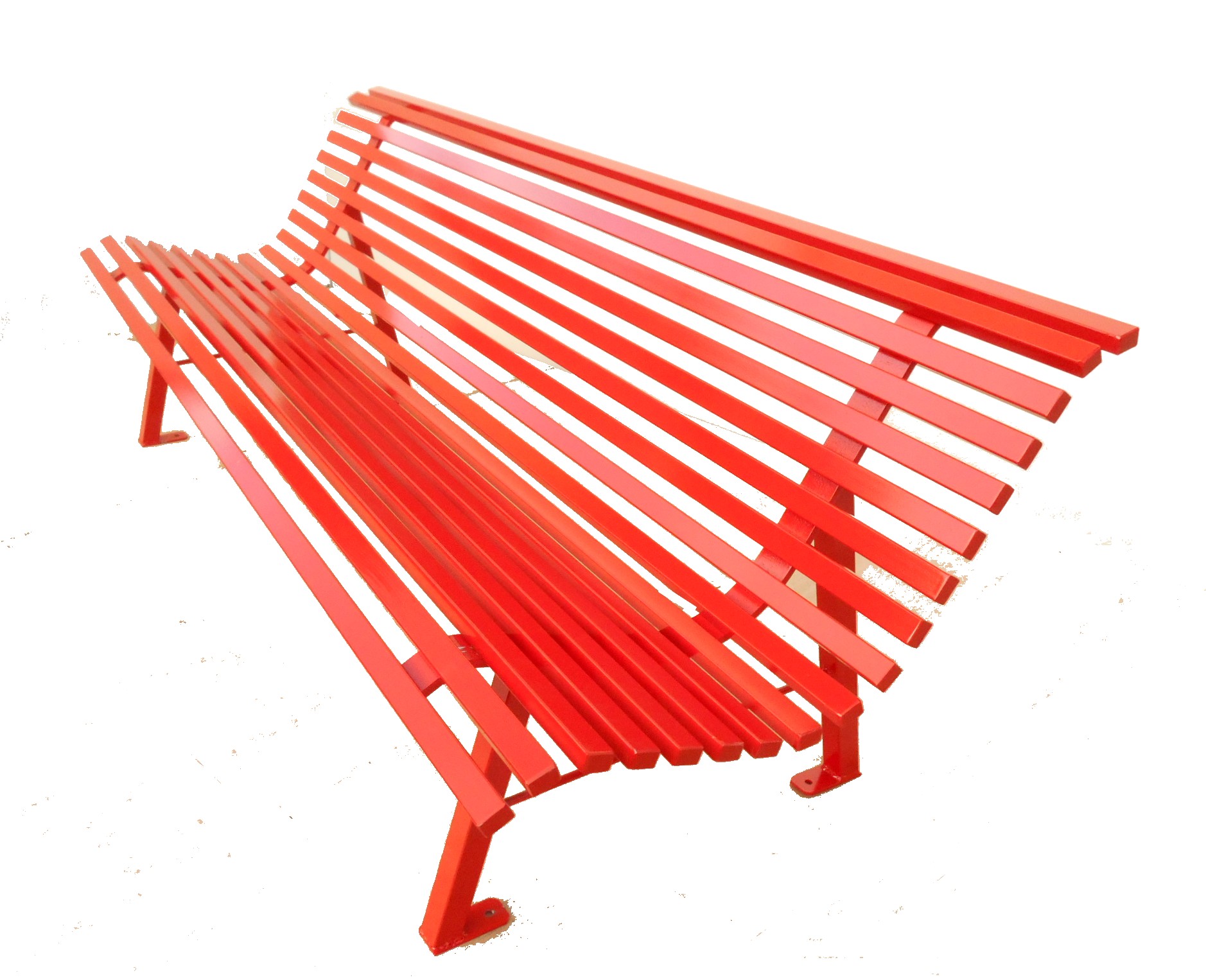 Bancs espaces verts Vulcain lattes tubes 4